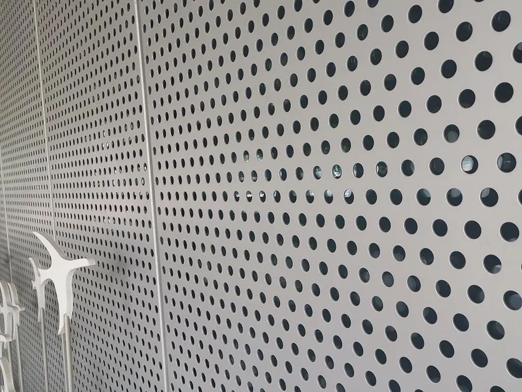 Punched metal decorative mesh