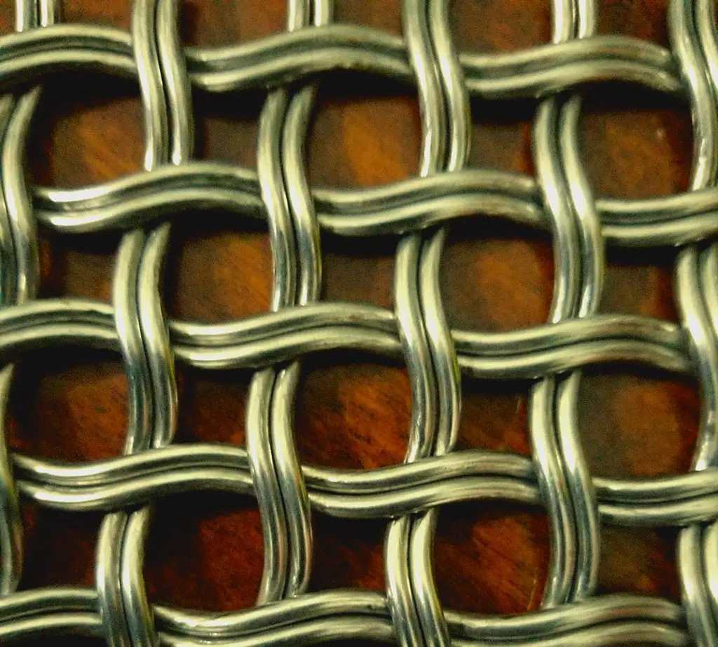 Woven decorative wire mesh